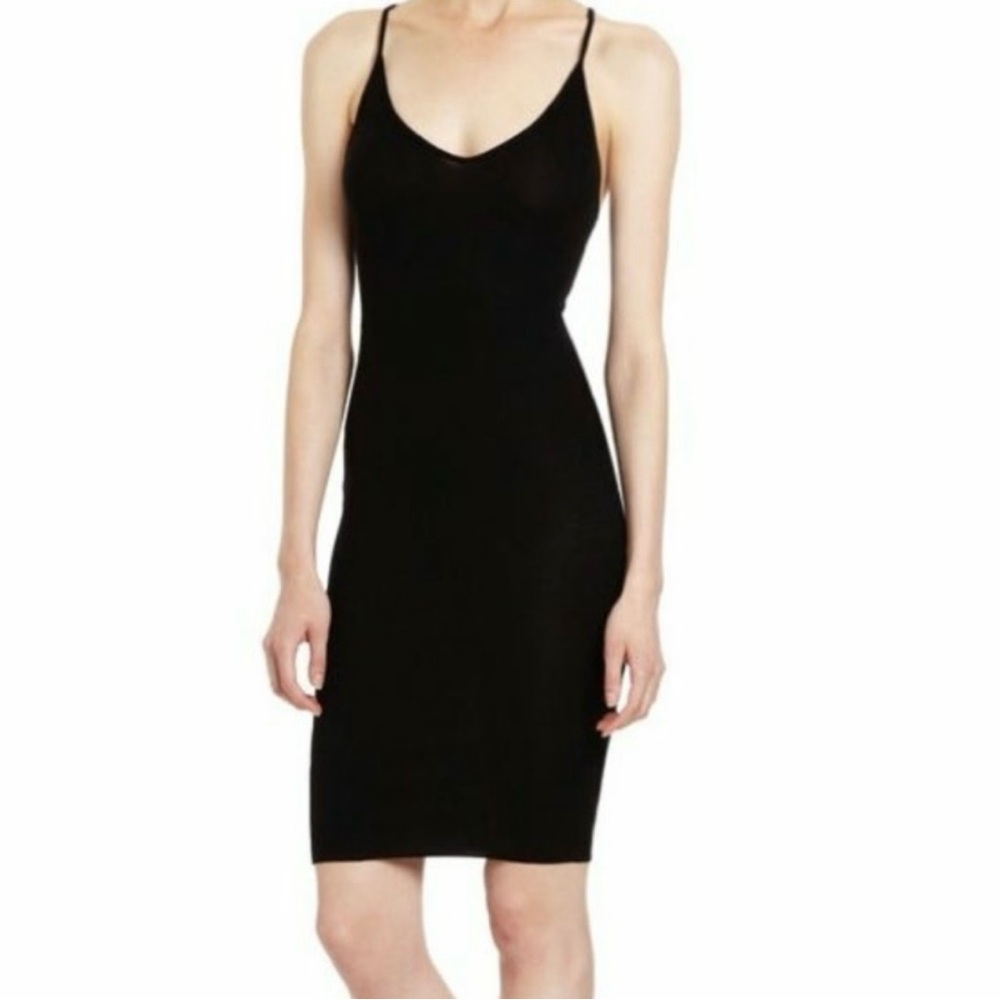 BCBGMaxAzria ribbed black Kimmie dress